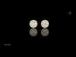 Round Cut Moissanite Diamond Floating Halo Stud Earring
