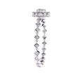 Princess Cut Lab Diamond Geometric Accents Bracelet - View 7