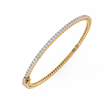 Prong Set Round Moissanite Diamond Tennis Bracelet Box Clasp - View 6