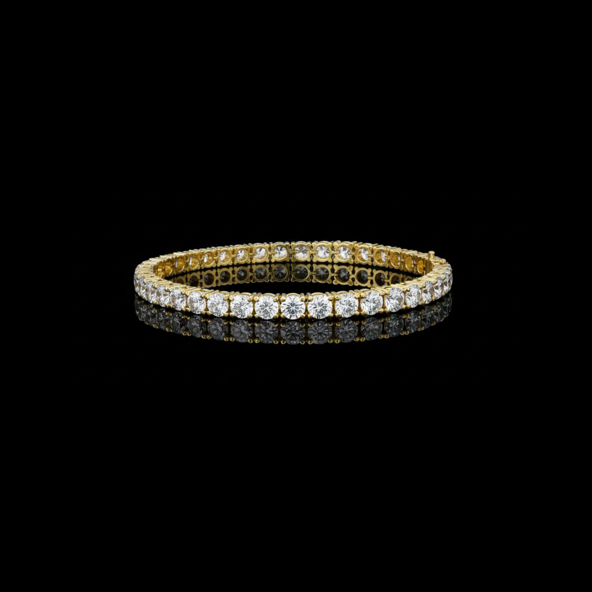 Round Lab Diamond Tennis Bracelet For Her Jewelry