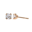 Real Sparkle Lab Grown Round Diamond Cut Earring Responsible Sourcing For Her - View 3
