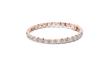 Emerald Cut Lab Diamond Octagonal Link Tennis Bracelet - View 11