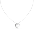Abstract Swirl Petal Layering Pendant with Round Lab Grown Diamond - View 12