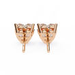 Romantic Brilliant Heart Shaped Lab Grown Stud Earrings in Elegant Prong Setting for Timeless Sparkle - View 9