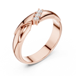 Round Cut Lab Grown Diamond Men's Three Stone Diagonal Wedding Band - View 3