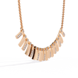 Geometric Moissanite Diamond Fringe Statement Necklace - View 3