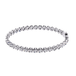 Round Brilliant Lab Diamond Single Row Bezel Bracelet - View 10