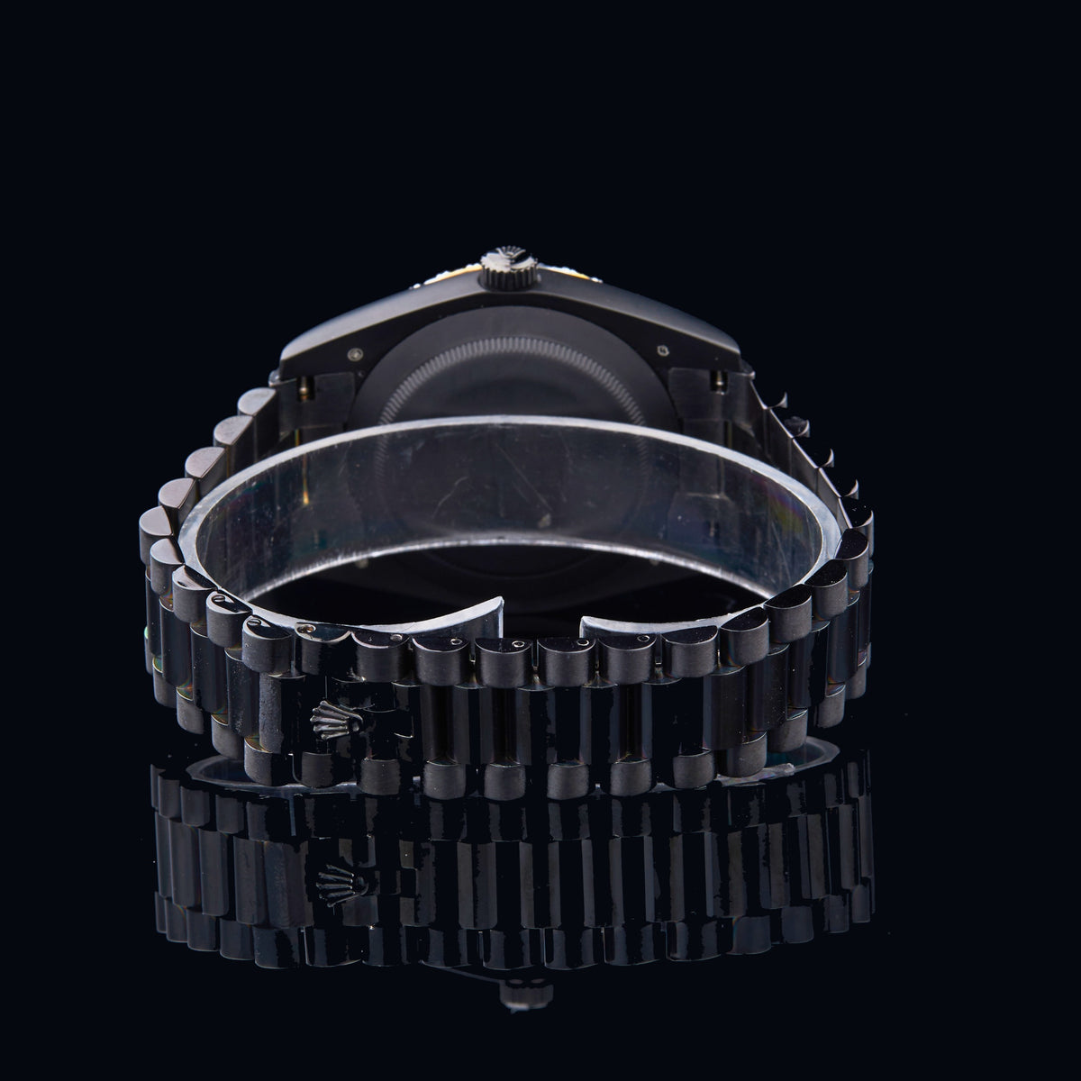 Refined Stealth Luxury with a Brilliant Diamond Bezel and Matte Black Finish Diamond By Lab Grown Ivevar
