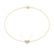 Round Cut Lab Diamond Adjustable Heart Bracelet - View 8