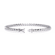 Round Cut Lab Diamond Aurora Luxe Tennis Bracelet - View 7