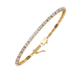 Round Cut Lab Diamond Continuous Modern Tennis Bracelet - View 8