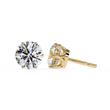 Round Cut Lab Diamond Earrings Elevate Your Everyday Look Classy - View 4