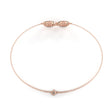 Round Lab Diamond Infinity Symbol Cable Chain Bracelet for Women - View 10