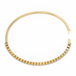 Round Lab Diamond Tennis Bangle Bracelet Prong Setting - View 10