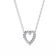Romantic Love Motif Pendant with Round Lab Grown Diamond - View 7