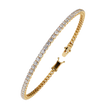 Round Cut Lab Diamond Tennis Bracelet with Sparkling Classic Prong Setting - View 5