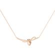 Bow Style Pave Lab Grown Diamond Knot Necklace - View 9