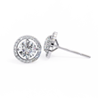 Exclusive Designer Moissanite Round Cut Diamond Earring Limited Edition For Look - View 4