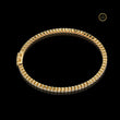 Round Cut Moissanite Diamond Box Clasp Tennis Bracelet - View 2