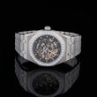 Royal Skeleton Moissanite Diamond Watch Collection Blue Sapphire Edition - View 2