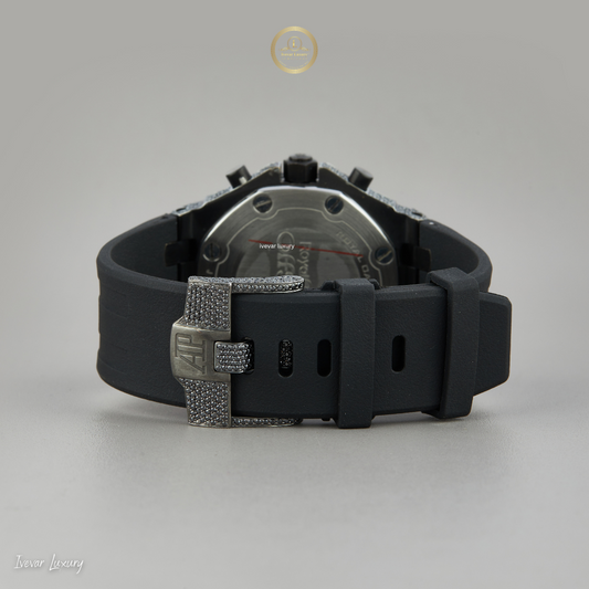Premium Lab Grown Diamond Luxury Watch Rubber Band by Ivevar Collections