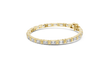 Emerald Cut Lab Diamond Contemporary Tennis Bracelet - View 10