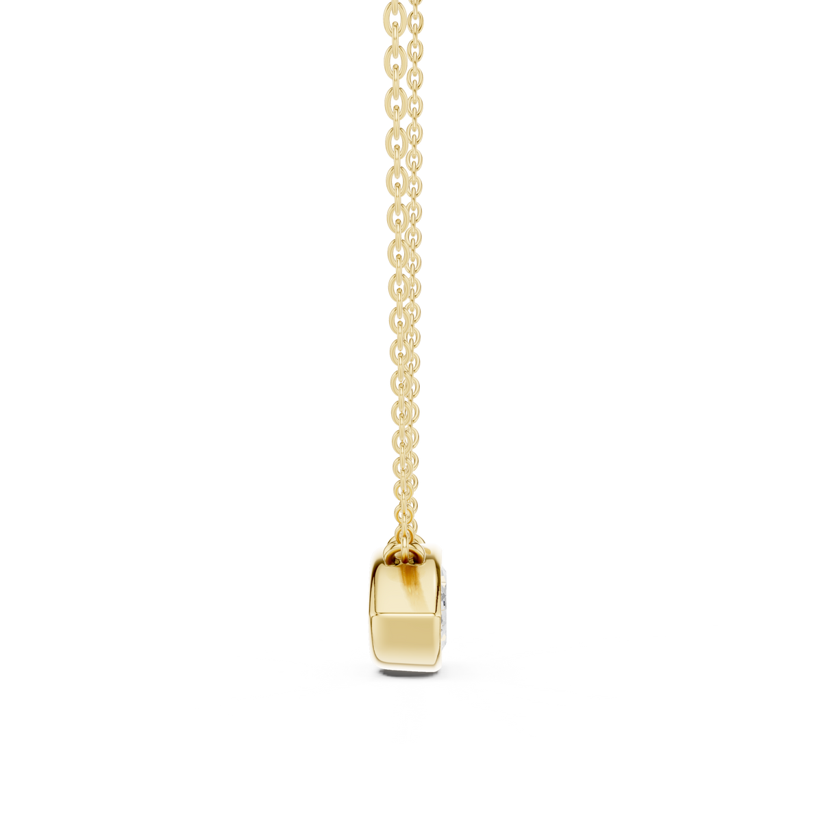 Marquise Cut Lab Grown Diamond Solitaire Pendant - View 7