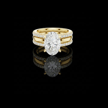 Brilliant Oval Cut Lab Diamond Ring For Every Seasons