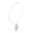 Openwork Quatrefoil Moissanite Pattern Necklace - View 8