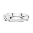 Round Cut Lab Grown Diamond Men's Three Stone Diagonal Wedding Band - View 10