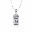 Emerald Cut Solitaire Pendant with Center Lab Grown Diamond - View 9