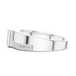 Round Cut Moissanite Diamond Men's Two Side Channel Set Gold Band - View 10