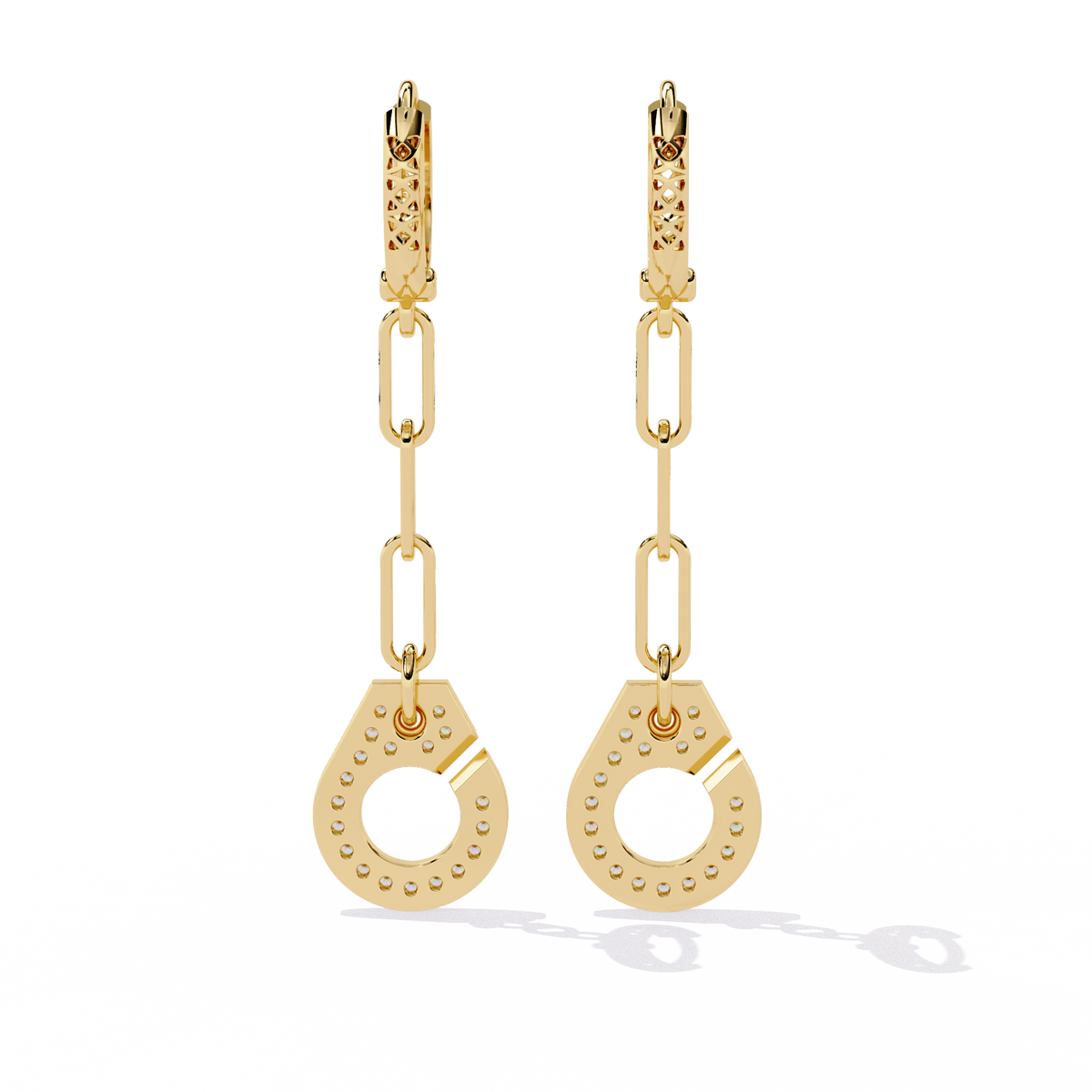 Designer Round Moissanite Diamond Earrings Handcrafted for Unmatched Brilliance For Her - View 8