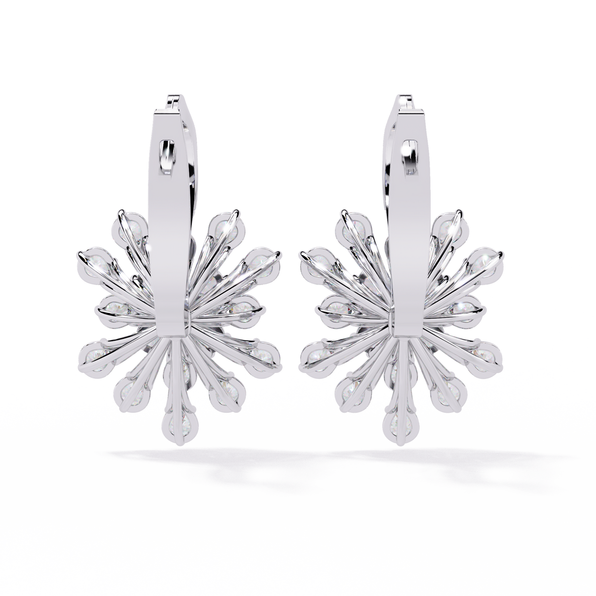 Sparkling Round Cut Moissanite Diamond Studs For Thoughtful Ethical Gift She’ll Love It - View 9
