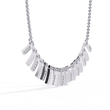 Geometric Lab Grown Diamond Fringe Statement Necklace - View 4