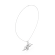 Spiritual Jai Shree Shyam Bow Arrow Om Moissanite Diamond Pendant - View 12