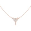 Symmetrical Half Circle Statement Charm Featuring Round Moissanite Diamond - View 2