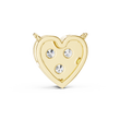 Heart Shape Pendant with Round Three Stone Cluster Moissanite Diamond - View 7