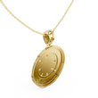 Directional Wheel Pattern Statement Charm Featuring Round Lab Grown Diamond - View 7