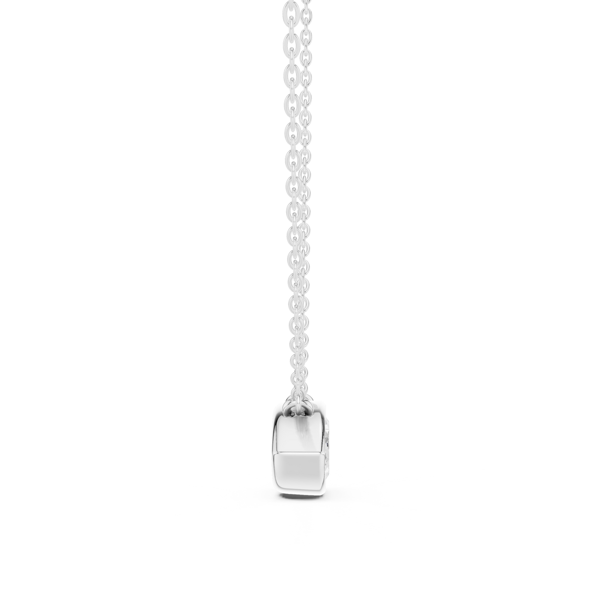 Marquise Cut Moissanite Diamond Solitaire Pendant - View 8