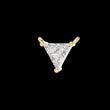 Trillion Cut Solitaire Pendant with Center Lab Grown Diamond
