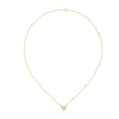 Heart Shape Pendant with Round Three Stone Cluster Lab Grown Diamond - View 10