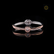 Modern Design Two Tone Lab Diamond Geometric Bracelet For Girlfriend - View 4