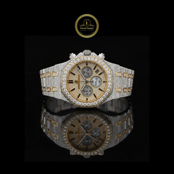 Exclusive Full Ice Out Watch By Ivevar Lab Grown Diamond Luxury Timepiece For Every Occasions