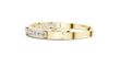 Round Cut Lab Diamond Hinged Bangle with Channel Setting - View 10
