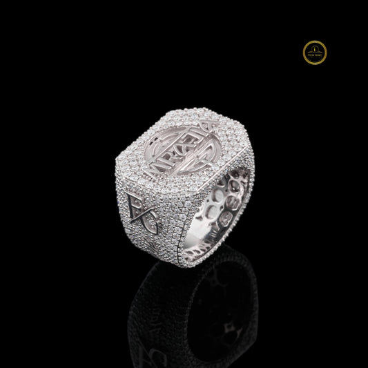 3.10 TCW Luxury Custom Ring with Lab Grown Diamond Hip Hop Bling Masterpiece by Ivevar