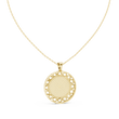 Circular Medallion Pendant with Cluster Round Lab Grown Diamond - View 7