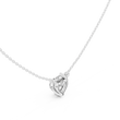 Heart Cut Solitaire Pendant with Center Lab Grown Diamond - View 5