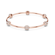 Round Lab Diamond Bracelet with Pave Studded Orb Accents - View 8