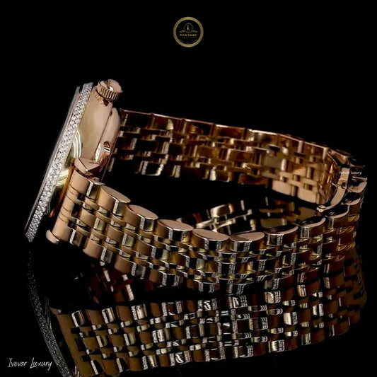 The Most Luxurious Iced Watch  For Her Lab Grown Diamonds by Ivevar